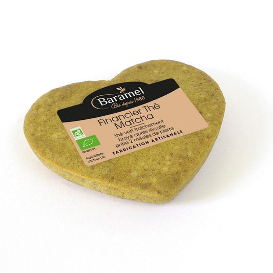 Baramel -- Financier aux amandes et thé vert matcha du japon bio - 70 g